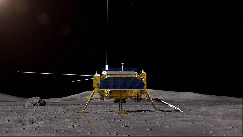 The history of the moon’s volcanic activity is confirmed by samples collected by Chinese spacecraft