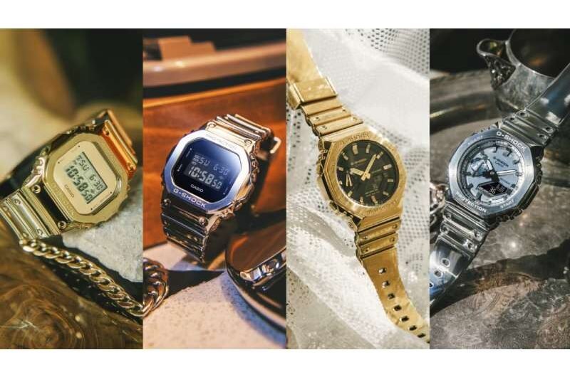 First G-Shock Fine Metallic Series Watches Come in Silver and Gold Colors