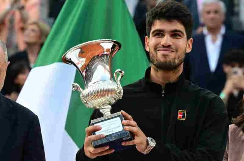 Alcaraz Wins the Italian Open After Defeating Sinner in Straight Sets